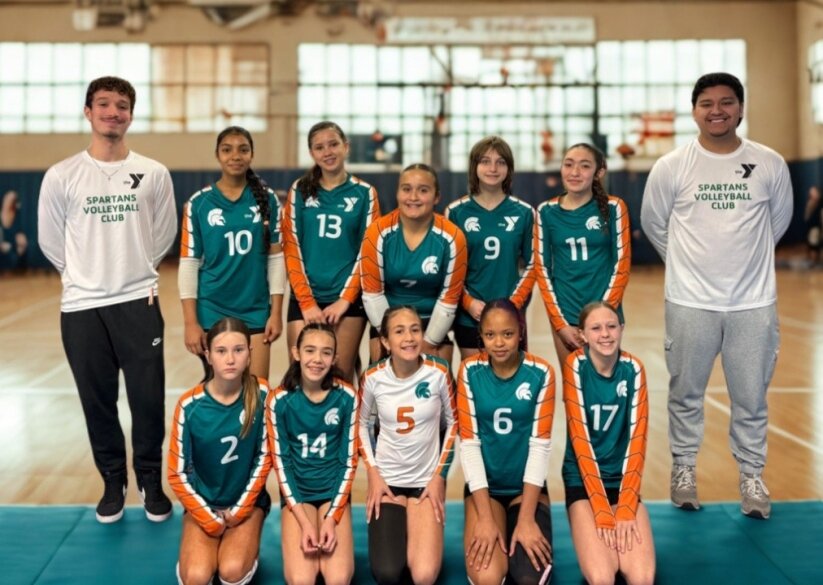 Lake Nona YMCA's Spartans Girls Volleyball Club Team Photo